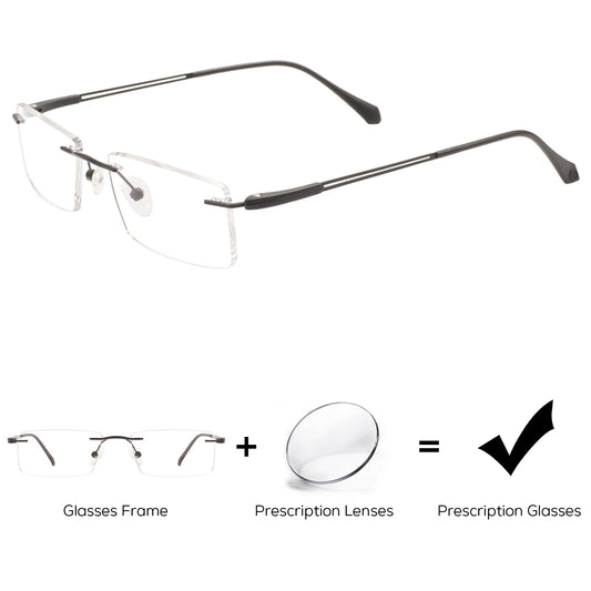 Lunettes Hommes Sans Monture