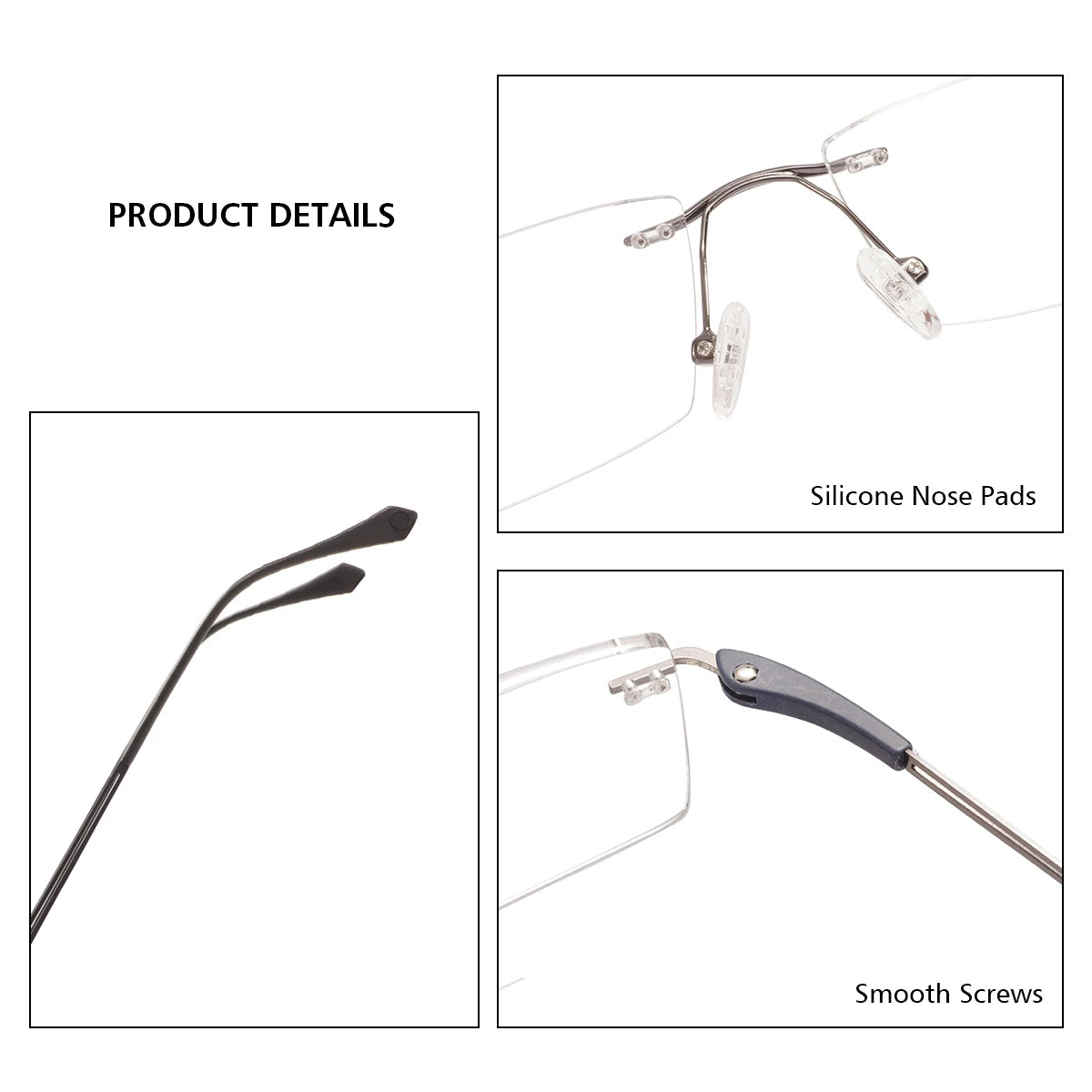 Lunettes Hommes Sans Monture